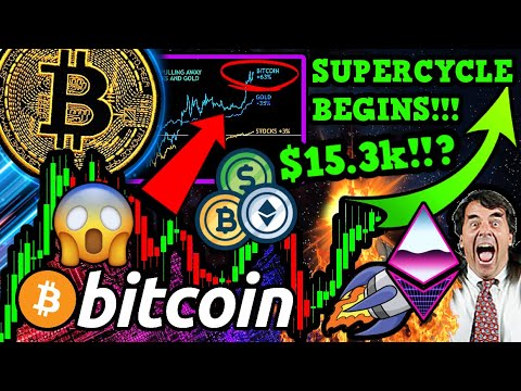 BITCOIN SUPERCYCLE BEGINS!! BIG MONEY EYES DEFI!! $15,300 TARGET!!! THANK YOU!