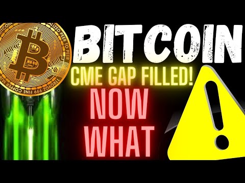 MUST SEE! BITCOIN CME GAP FILLED!!! Now What? btc charts price prediction, analysis, news, trading