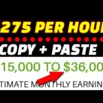 Earn $275 For COPY & PASTING PHOTOS [Make Money Online As A Beginner]