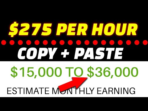 Earn $275 For COPY & PASTING PHOTOS [Make Money Online As A Beginner]