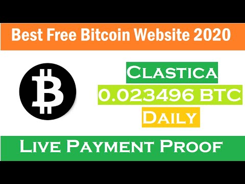 Best Free Bitcoin Cloud Mining Site 2020-Free Bitcoin Mining Site -Clastica Review + Payment Proof