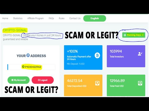 New Crypto doubler site | Crypto-signal Review | Crypto-signal is a scam or legit | Cryptocurrency