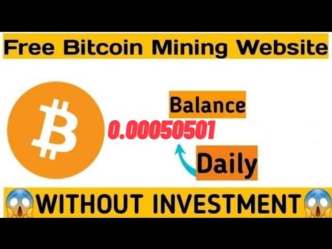 New Free Bitcoin Mining Site 2020 Blanace 0 00050501 Daily Without Investment