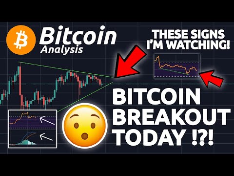 BITCOIN BREAKOUT TODAY !?!!! BIG MOVE INCOMING!! CAN THIS SPECIFIC CHART SIGNAL US ?!?