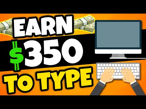 Get Paid $350 Typing for FREE & WORLDWIDE! (Make Money Online)