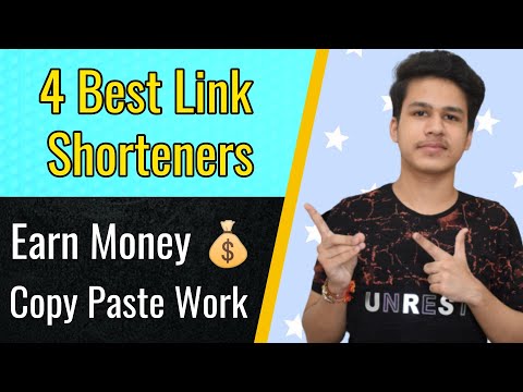 4 Best Link Shorteners to Earn Money Online | Copy Paste work and Make Money Online