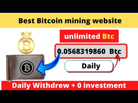 New Bitcoin Mining website 2020 || Free Mining website || New BTC mining site