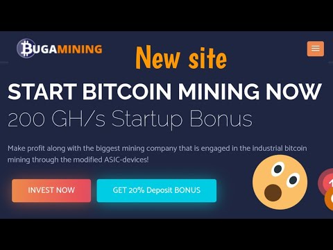 START BITCOIN MINING NOW  || 200 GH/s Startup Bonus