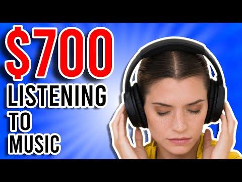 Earn $700 in 1 Hour LISTENING TO MUSIC! (Make Money Online)