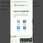 CryptoTab browser - Bitcoin mining and withdrawal