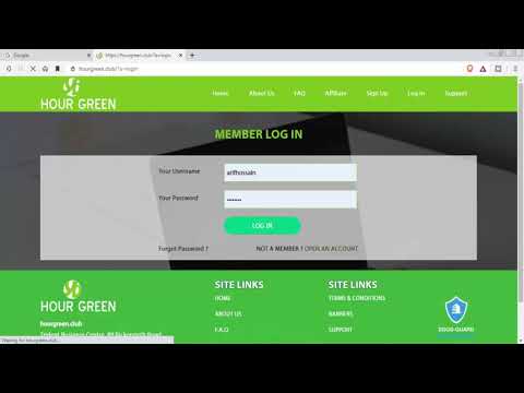 Hourgreen New Bitcoin Mining Sites 2020 | 5.25% hourly For 24 hours | New Bitcoin Hyph Site