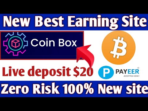 OMG New Coinbox ! New Bitcoin Earning Site 2020 ! Daily %140 Earn + Live Deposit $20 + giveaway