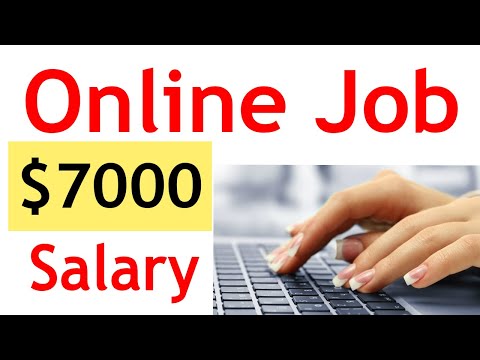 ONLINE JOBS $7000 SALARY  ( MAKE MONEY ONLINE FROM HOME