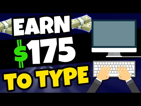 Get Paid $175 DAILY from EASY Typing Jobs Make Money Online