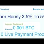 TradeLuck - New Free Bitcoin Mining Site 2020 - Earn Hourly 3.5% To 5% Live 10 USD Payment Proof