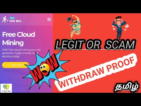 Crypto | cpuwin | withdraw proof  | scam or not | Tamil. (  தமிழ் )