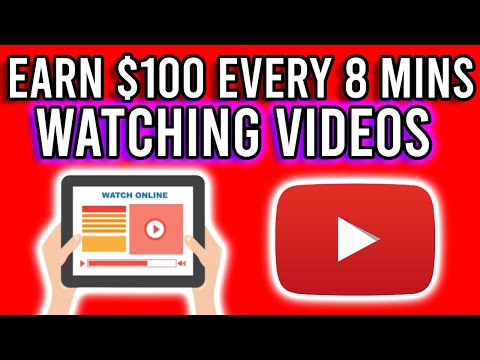 Earn $100 Every 8 Minutes WATCHING VIDEOS!! [Make Money Online 2020]