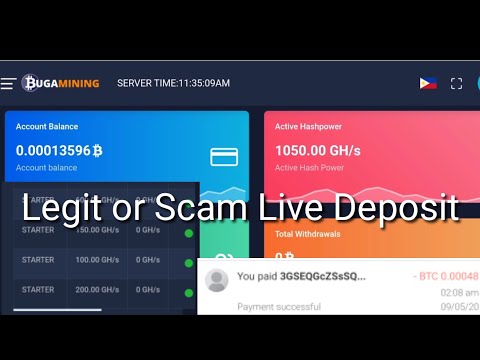 BugaMining Live Deposit | Register Now To Get 200GH Bonus | Legit or Scam | Bitcoin Mining