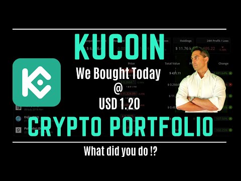 Crypto News - Portfolio Update - Kucoin shares profit