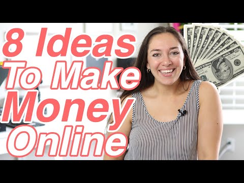 8 IDEAS FOR MAKING MONEY ONLINE, Making Money Online Ideas, Side Hustle Ideas