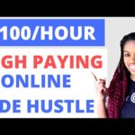 Make Over $100 In One Hour I Make Money Online Now! Work From Home 2020