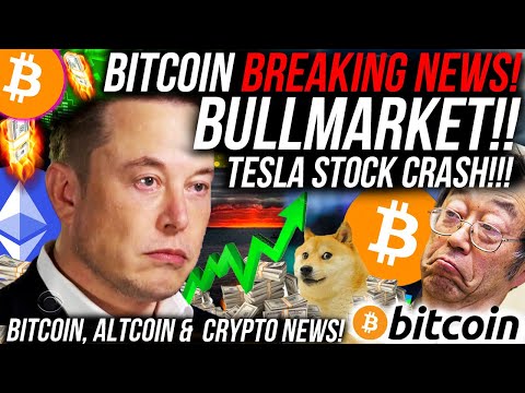 BREAKING NEWS: BITCOIN BULLMARKET IS BACK SOON!!! TESLA Stock CRASH!! Altcoin & Crypto News