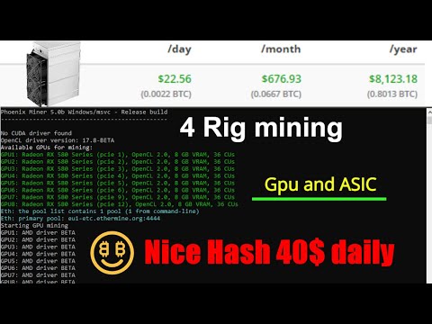 Free Gpu +Asic Bitcoin Mining  | Free Bitcoin Miner Software Nice Hash miner z15 profitability  2020