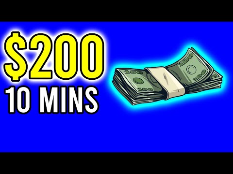 Earn $200 in 10 Mins!! (Easy Way to Make Money Online)