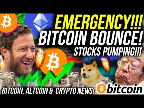 EMERGENCY BITCOIN BOUNCE!! DEFI Back Pumping Altcoins! STOCKS ARE RECOVERING!! Crypto News