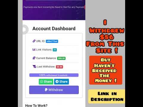 I Withdrew $86 From This Site To My Bitcoin Wallet ! [Scam or Legit?]