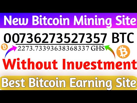 Best Bitcoin Mining Site 2020 | New Bitcoin Cloud Mining Site | Earn Bitcoin Free