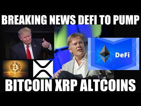 BREAKING NEWS: DEFI TO PUMP BITCOIN XRP ALTCOINS!