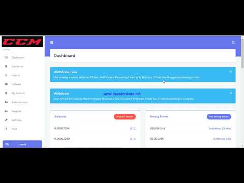 CCM LEGIT BITCOIN MINING SITE MORE AND MORE TIME WITHDRAW SHARE ||CryptoTricks-Find New Site 2020/21