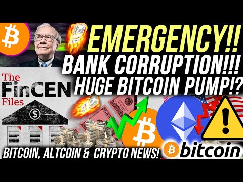 EMERGENCY!! THE BANKS ARE CORRUPT!! HUGE BITCOIN PUMP!? Ethereum LOOKS DUMPY!!! Crypto News