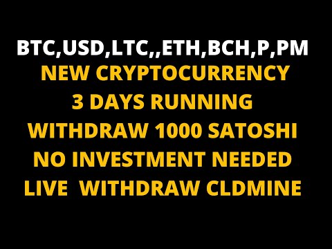 NEW FREE BITCOIN MINING | LIVE WITHDRAW | MAKE PROFIT IN SHORT PERIOD  FREE CLOUD BITCOIN MINING