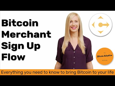 Coinify Bitcoin Merchant Sign up Flow