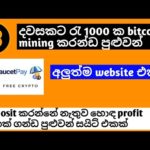 v mining new bitcoin mining website sinhala sri lanka