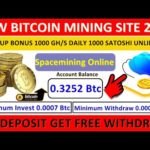 Spacemining.Online ! OMG ! New Free Bitcoin Mining Site ! 1000 Gh/s Signup Bonus ! 1000 Satoshi Free