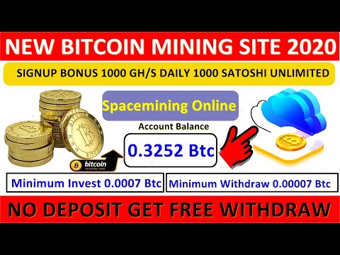 Spacemining.Online ! OMG ! New Free Bitcoin Mining Site ! 1000 Gh/s Signup Bonus ! 1000 Satoshi Free