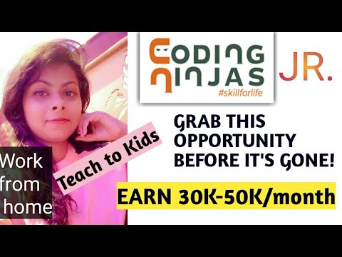 Become Coding ninjas junior teacher and Earn money online| Registration| salary| selection process|