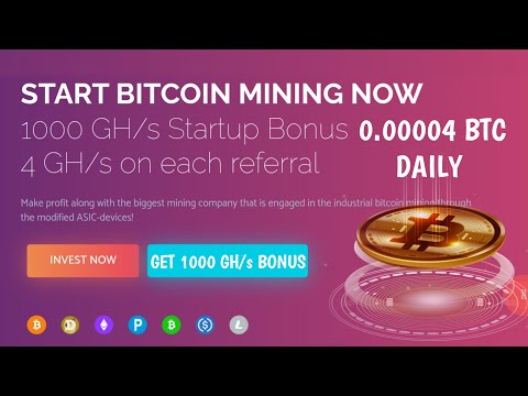 How Does Bitcoin Mining Work | Bitcoin Mining Free 2020 | Daily 0.00004 Btc