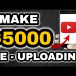 Make $5000 Per Month Re-Uploading Content On Youtube 🌟 Make Money Online