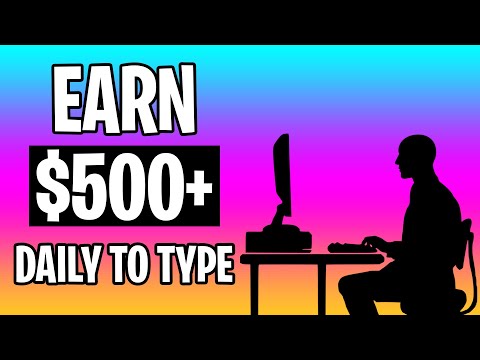 Make $500 Daily For TYPING WORDS ONLINE [Make Money Online]