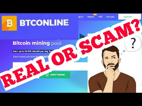 BTCONLINE.IO BITCOIN CLOUD MINING SITE. IT IS A REAL OR SCAM? 2020