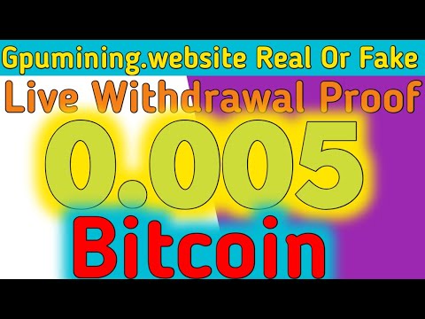 Gpumining.website Real Or Fake | Live Payment Proof | Free Bitcoin Mining Website 2020 |Ahmad Online