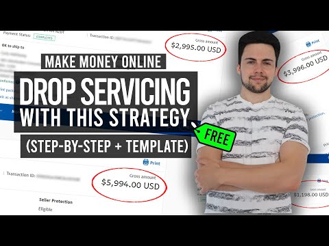 Make Money Online Drop Servicing With This FREE Strategy (STEP BY STEP + TEMPLATE)