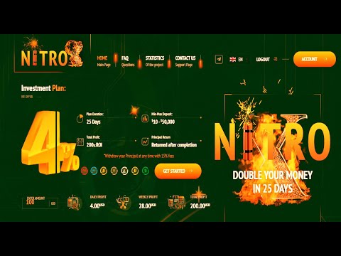 Nitro-x.io Review | Double Your Bitcoin in 25 Days | Is Nitro-x.io is legit or Scam