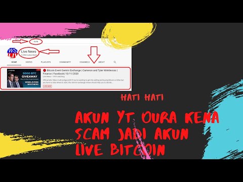AKUN YOUTUBE OURA (EKOJU) KENA HACK SCAM BITCOIN....