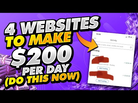 4 Websites To Make $200/Day (Make Money Online)