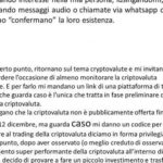 crypto SCAM – nome CBCC attraverso la piattaforma web https://www.xk2.app/ATTENZIONE